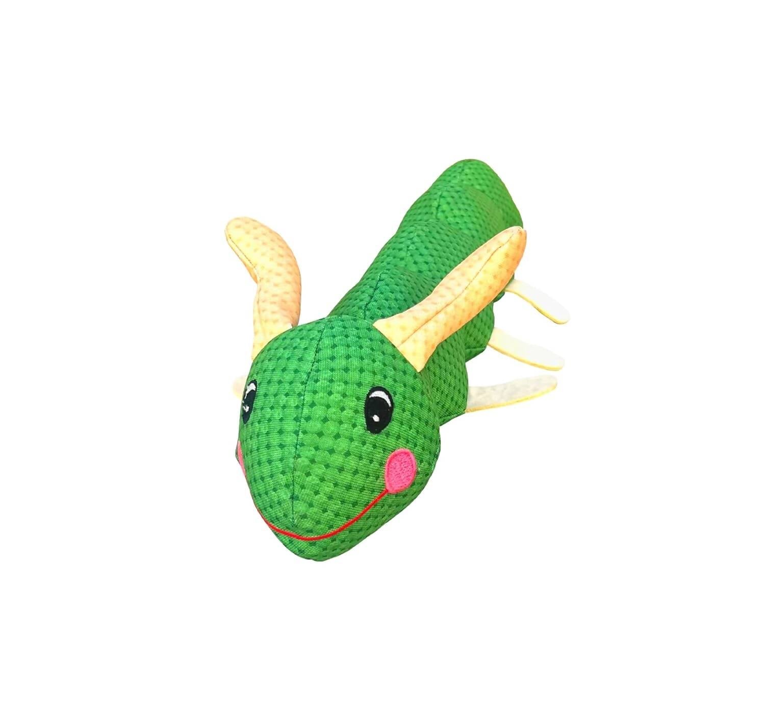 Foodie Puppies Caterpillar Crinkle Squeaky Plush Dog Toy | Grocsy