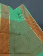 Multi Shades of Rama Green Pure Mangalgiri Cotton By Gayathri Reddy Designer Studio | Grocsy