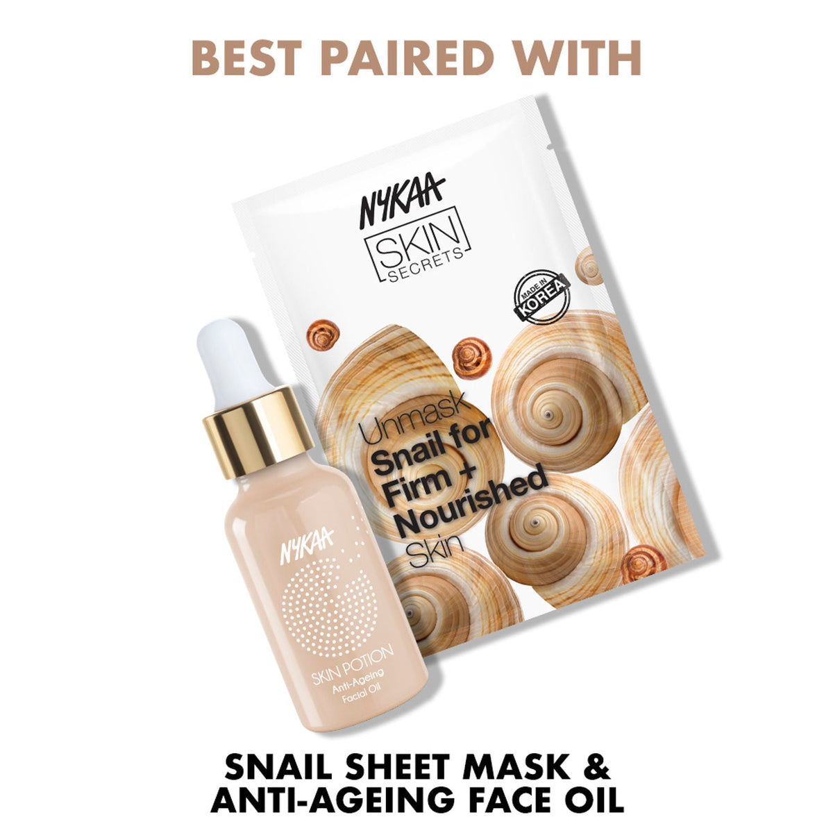 Nykaa Naturals Anti-Ageing Serum with Pomegranate & Marula Oil for Nourished skin and Collagen Boost | Grocsy