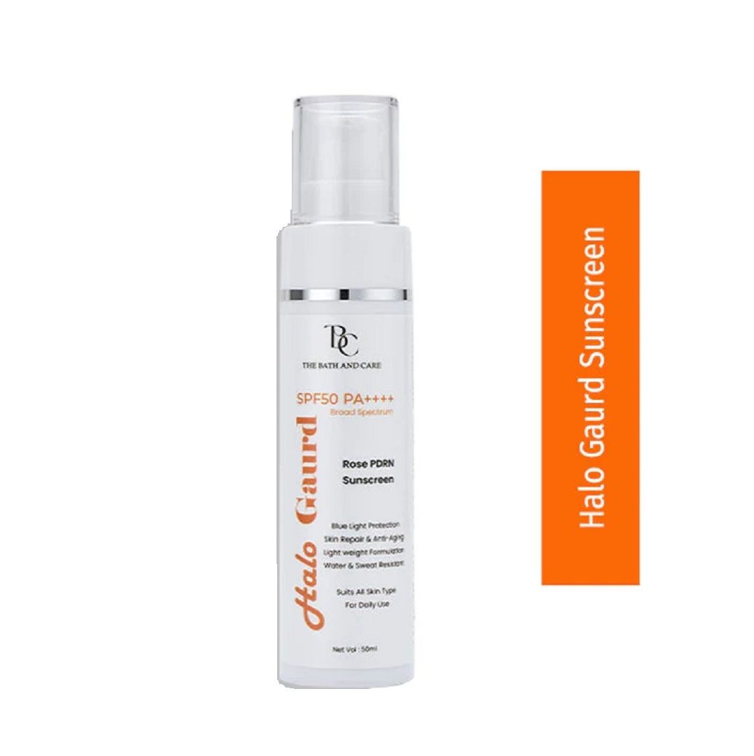 TBC - The Bath and Care Halo Guard Hydrating Sunscreen Broad Spectrum SPF 50 PA++++ | Grocsy