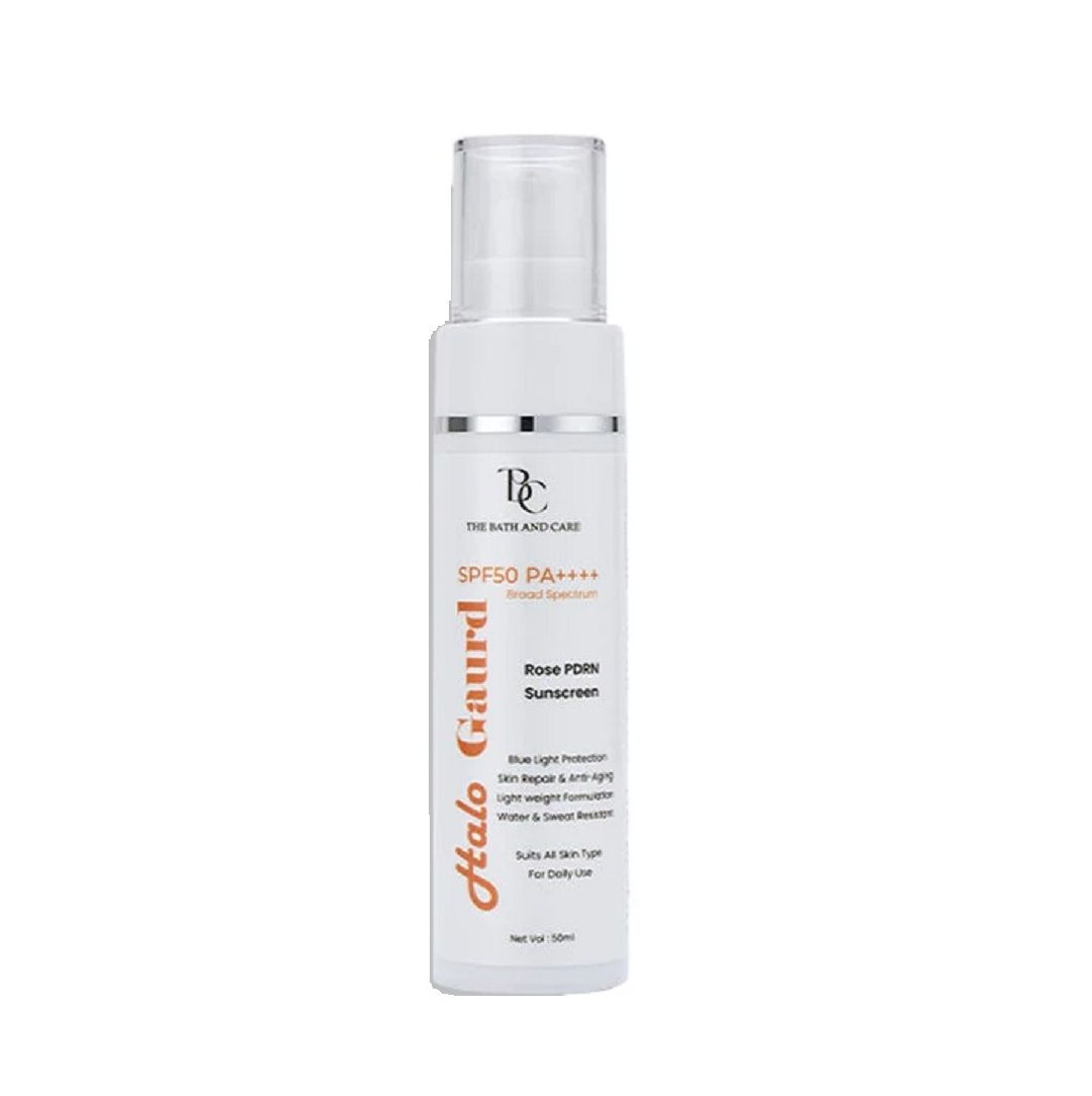 TBC - The Bath and Care Halo Guard Hydrating Sunscreen Broad Spectrum SPF 50 PA++++ | Grocsy