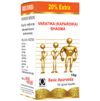 Basic Ayurveda Varatika (Kapardika) Bhasma | Grocsy