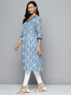 HERE&NOW Paisley Printed Empire A-Line Kurta | Grocsy