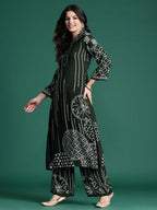 Indo Era Printed Beads & Stones Kurta with Trousers | Grocsy