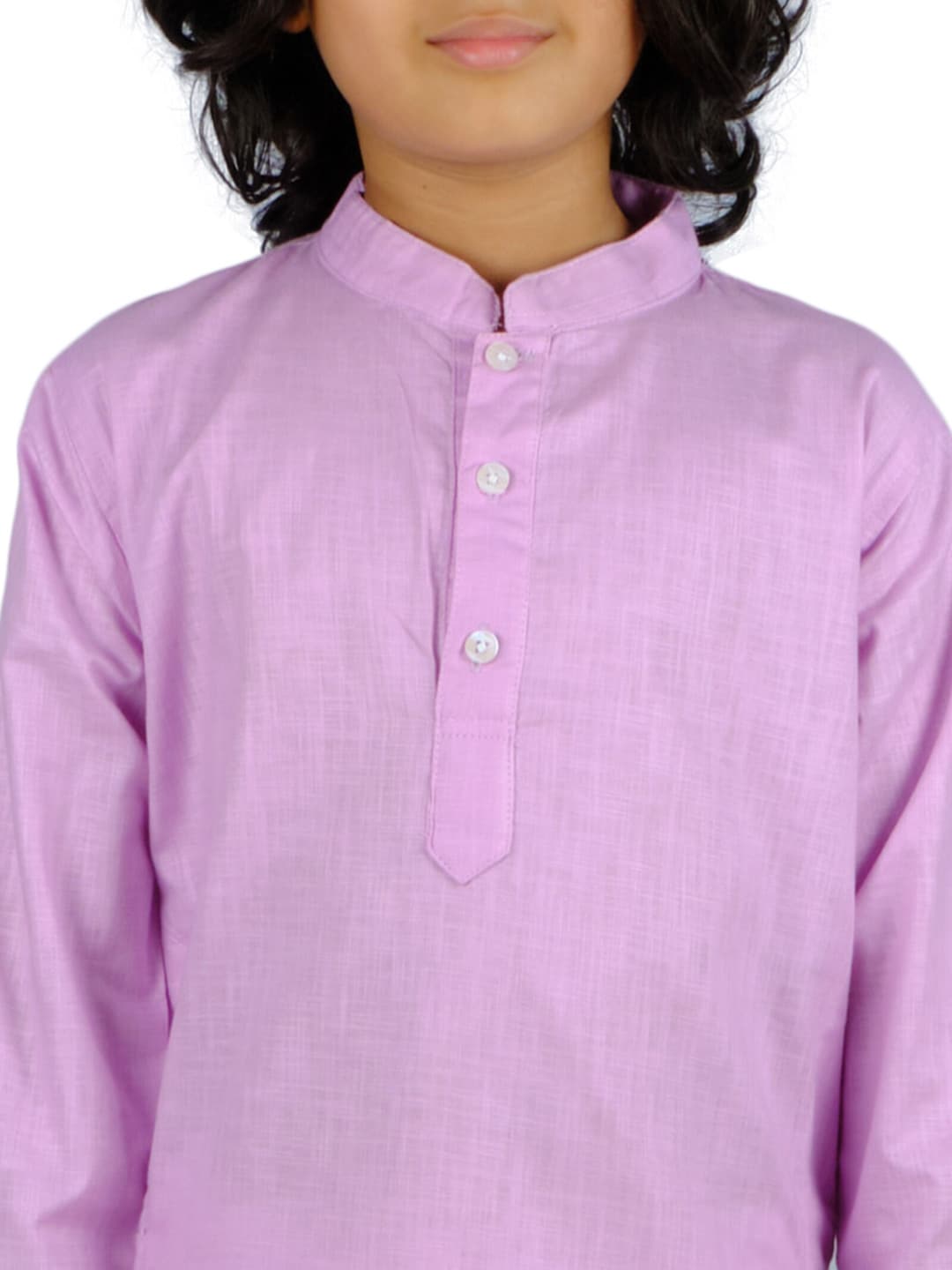 Sethukrishna Boys Purple and White Pure Cotton Kurta with Dhoti Pant | Grocsy