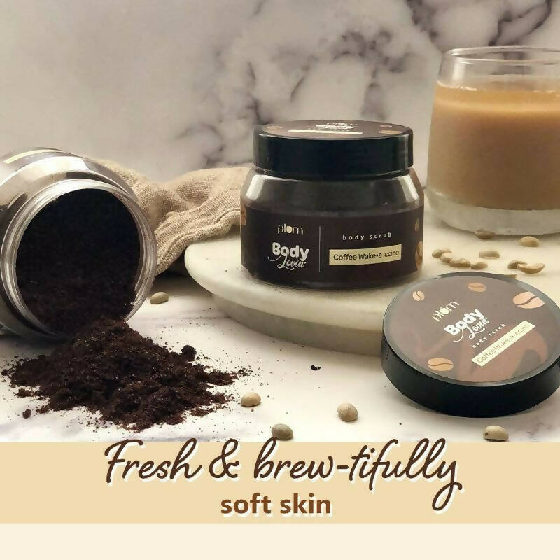 Plum Bodylovin' Coffee Wake-A-Ccino Body Scrub | Grocsy