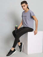 MKH Typography Printed Extended Sleeves Relaxed Fit Dri-FIT T-shirt | Grocsy