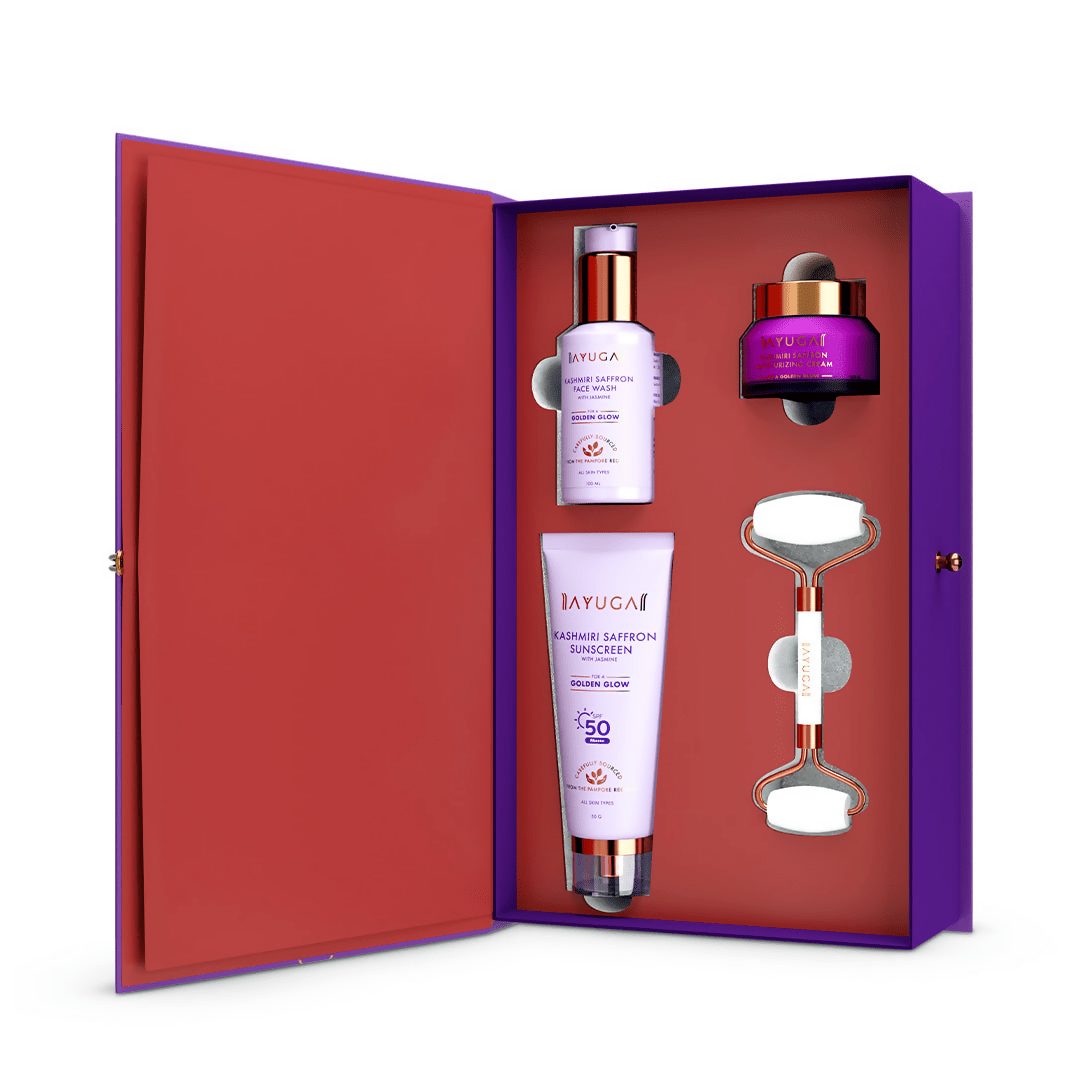 Ayuga Rituals Of Red Gold Gift Box | Grocsy
