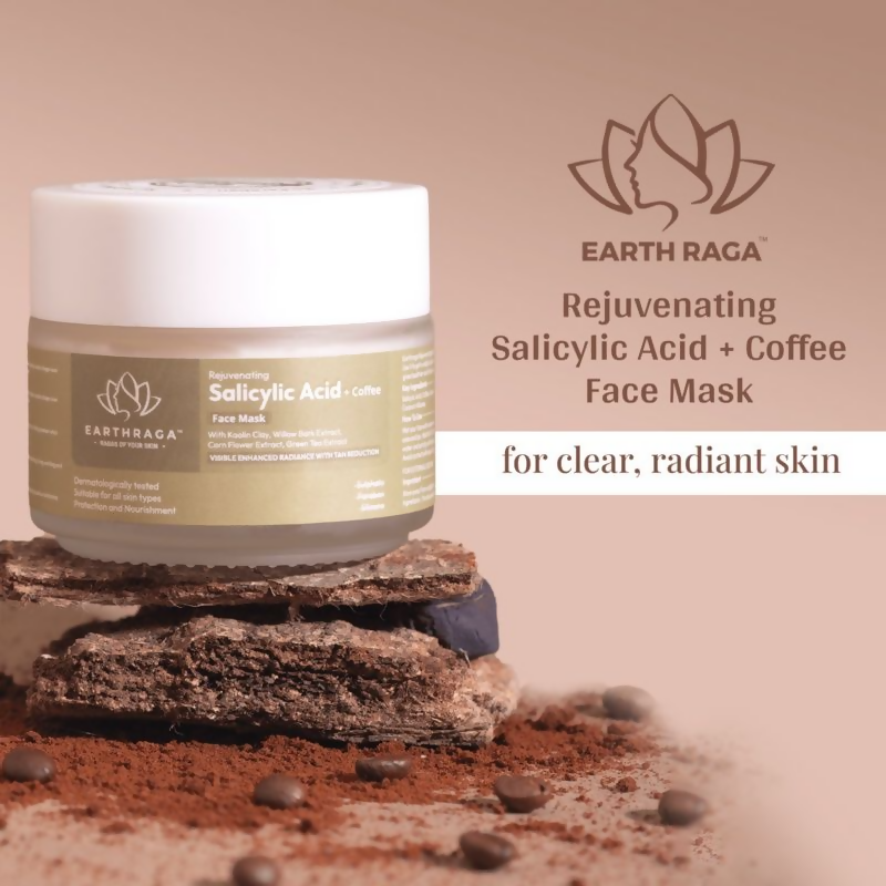 Earthraga Salicylic Acid + Coffee Face Mask | Grocsy