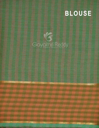 Multi Shades of Rama Green Pure Mangalgiri Cotton By Gayathri Reddy Designer Studio | Grocsy