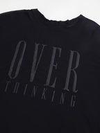 MKH Typography Printed Relaxed Fit Sheer Dri-FIT T-shirt | Grocsy