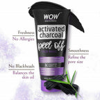 Wow Skin Science Activated Charcoal Peel Off Face Mask | Grocsy