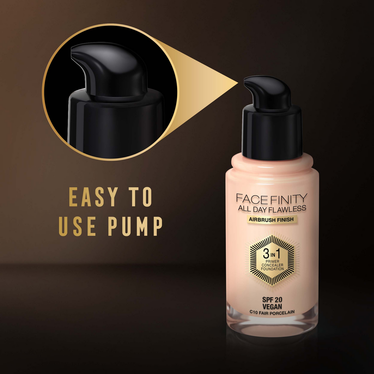 Max Factor Face Finity All Day Flawless 3 In 1 Foundation - Fair Porcelain | Grocsy
