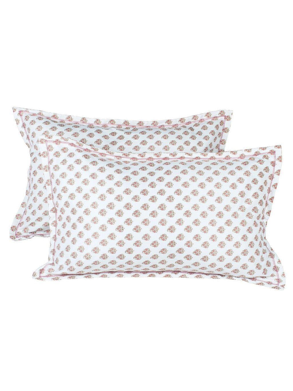 Story@home Cream-Coloured & Pink Floral Microfiber 180 TC Queen Bedsheet & 2 Pillow Covers | Grocsy