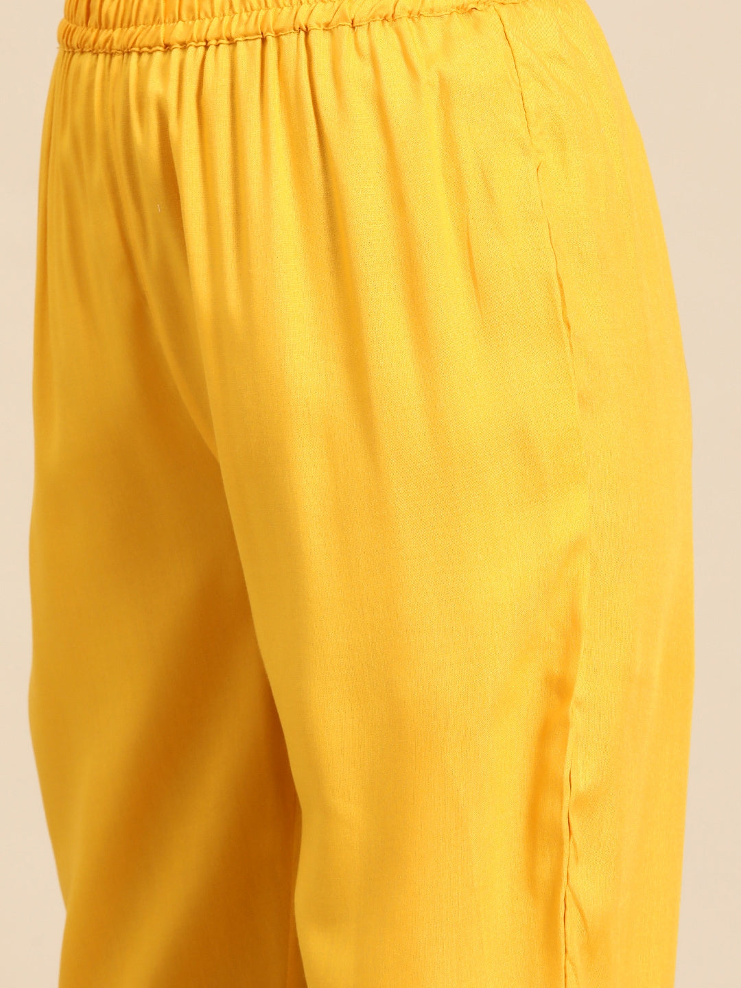 Sangria Women Ethnic Motifs Printed Straight Kurta with Solid Trousers | Grocsy