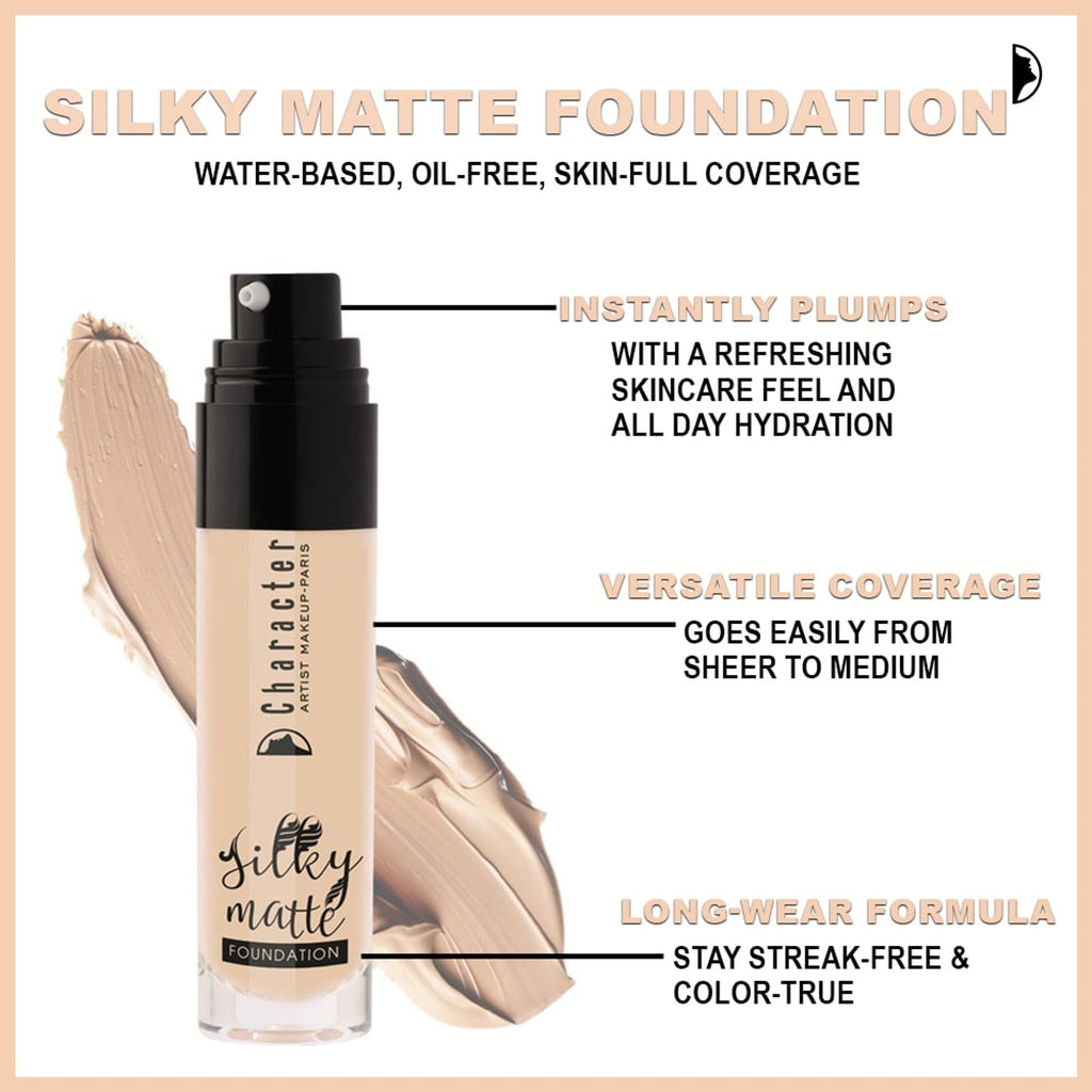 Character Silky Matte Foundation - Smf001 | Grocsy