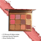 Character Majestic Blush Palette - Mbp001 | Grocsy