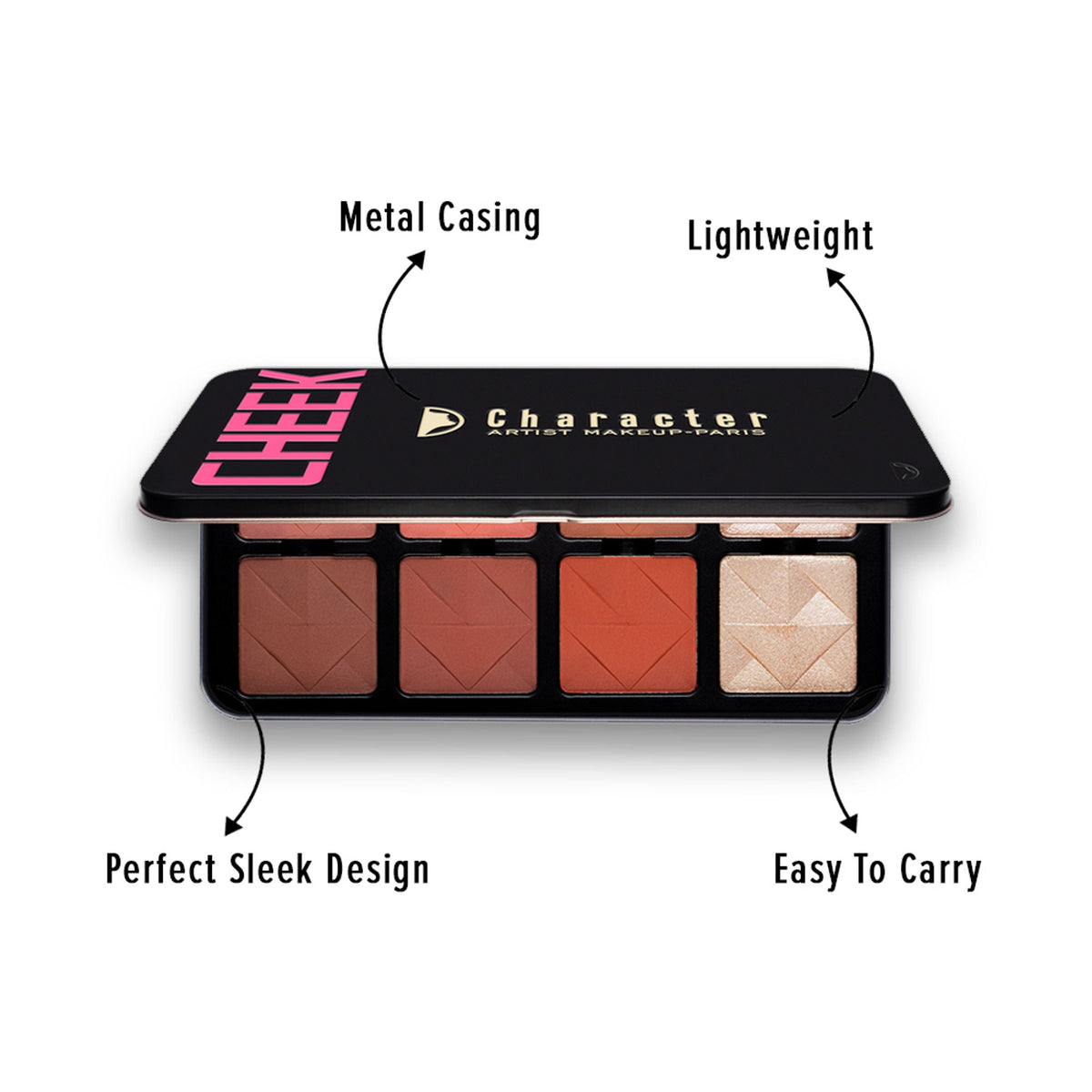 Character Pro Highlighter & Blush Palette C-A201 | Grocsy