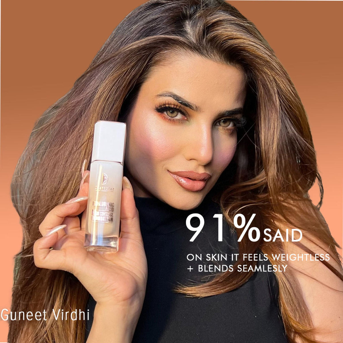 Character Hyaluronic Acid High Coverage Foundation - Taffeta 005 | Grocsy