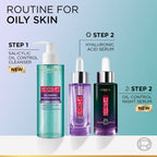 L’Oréal Paris Revitalift Hyaluronic Acid Oil Control Serum 2% Hyaluronic Salicylic Acid, Shine Free | Grocsy