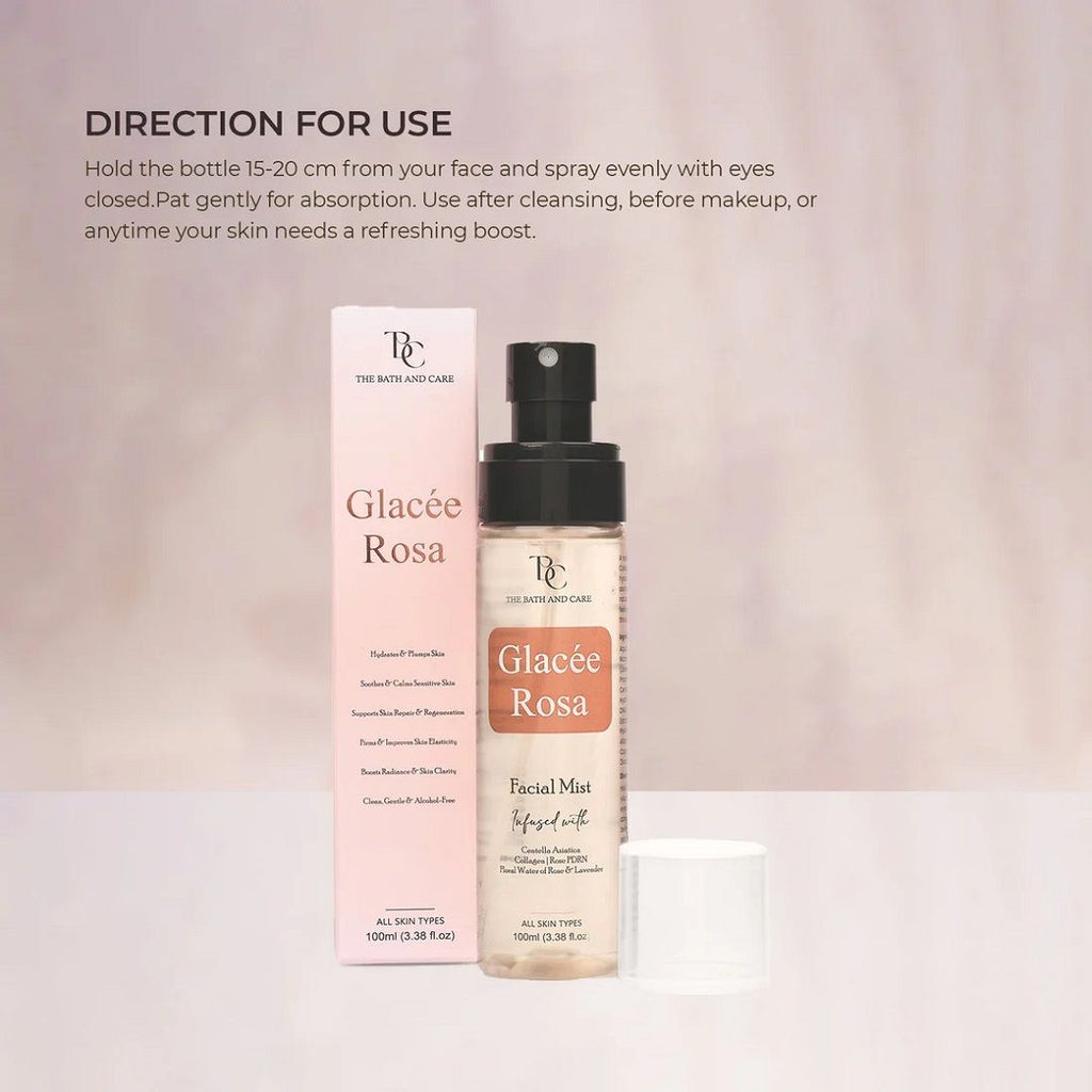 TBC - The Bath and Care Glacee Rose Facial Mist Toner | Grocsy