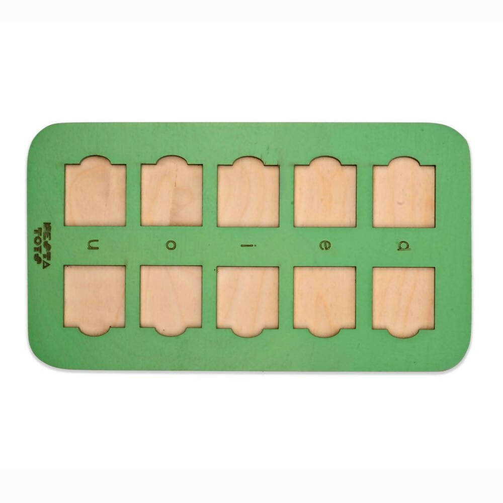 Nesta Toys CVC Board | 3 Letter Word Builder | Phonics Toy | Grocsy