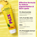 PLIX The Plant Fix Pineapple Depigmentation Regime With Toner, Cleanser & Moisturizer | Grocsy