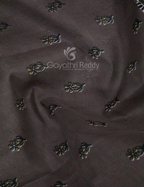 Shades of Grey With Block Print Munga Cotton Saree By Gayathri Reddy Designer Studio | Grocsy