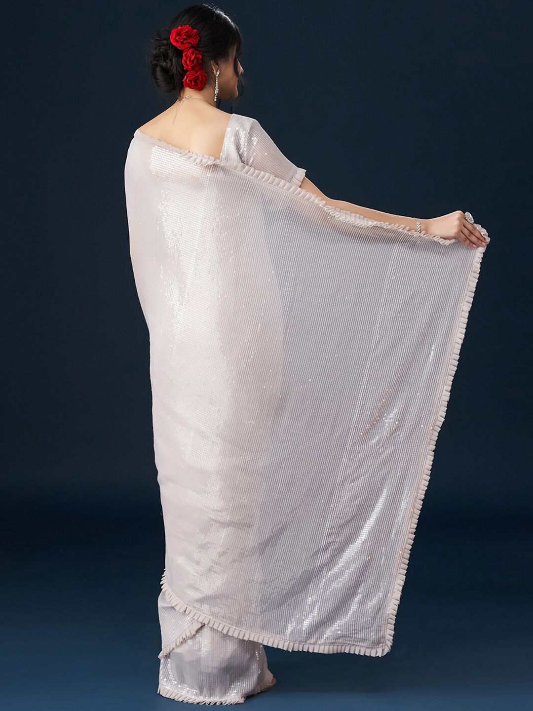 kasee Sequinned Embellished Saree | Grocsy