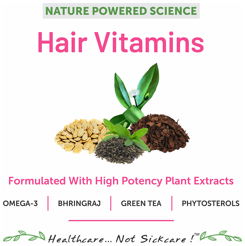 Bliss Welness Hair Vitamins Veg Tablet | Grocsy