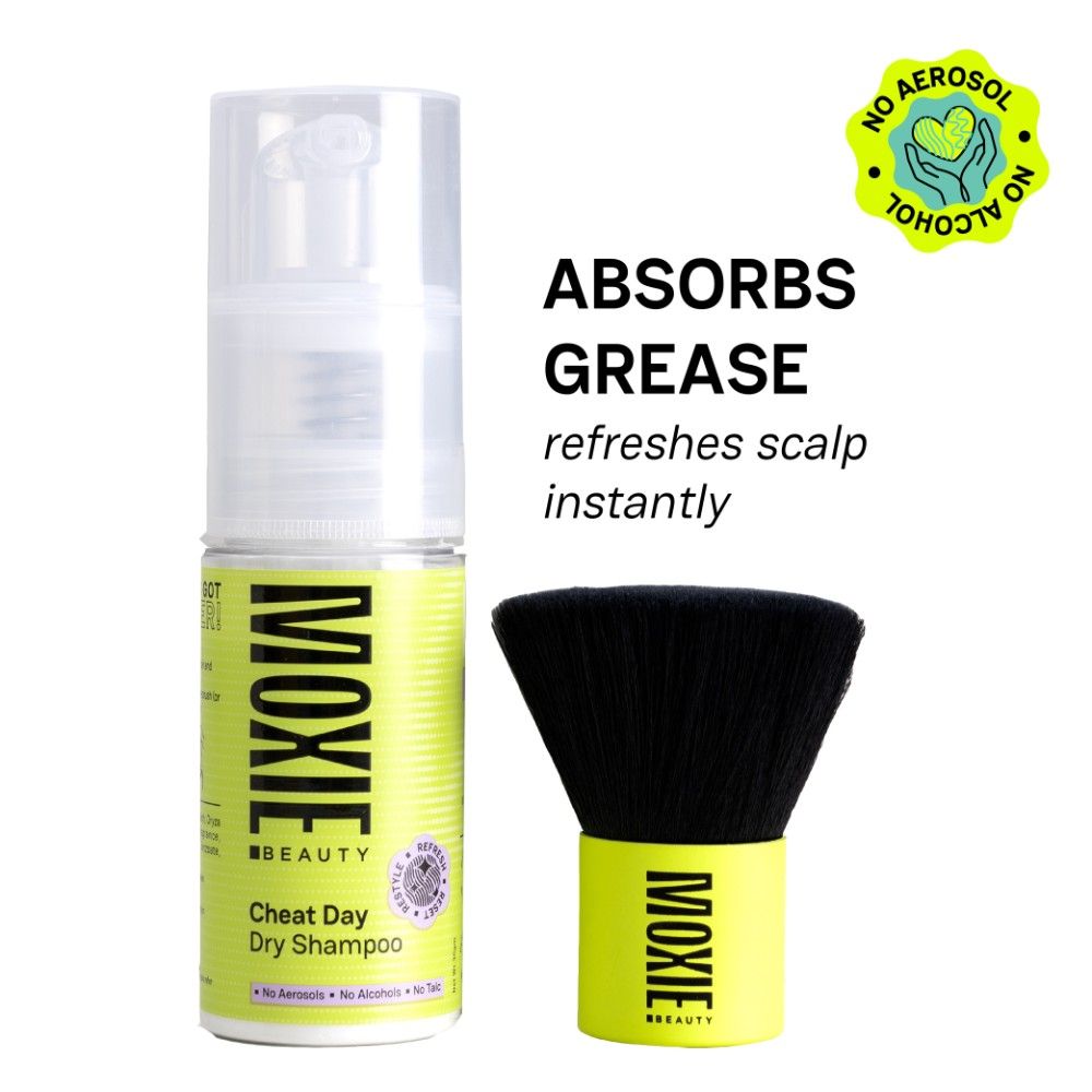 Moxie Beauty Cheat Day Dry Shampoo & Brush Duo | Grocsy