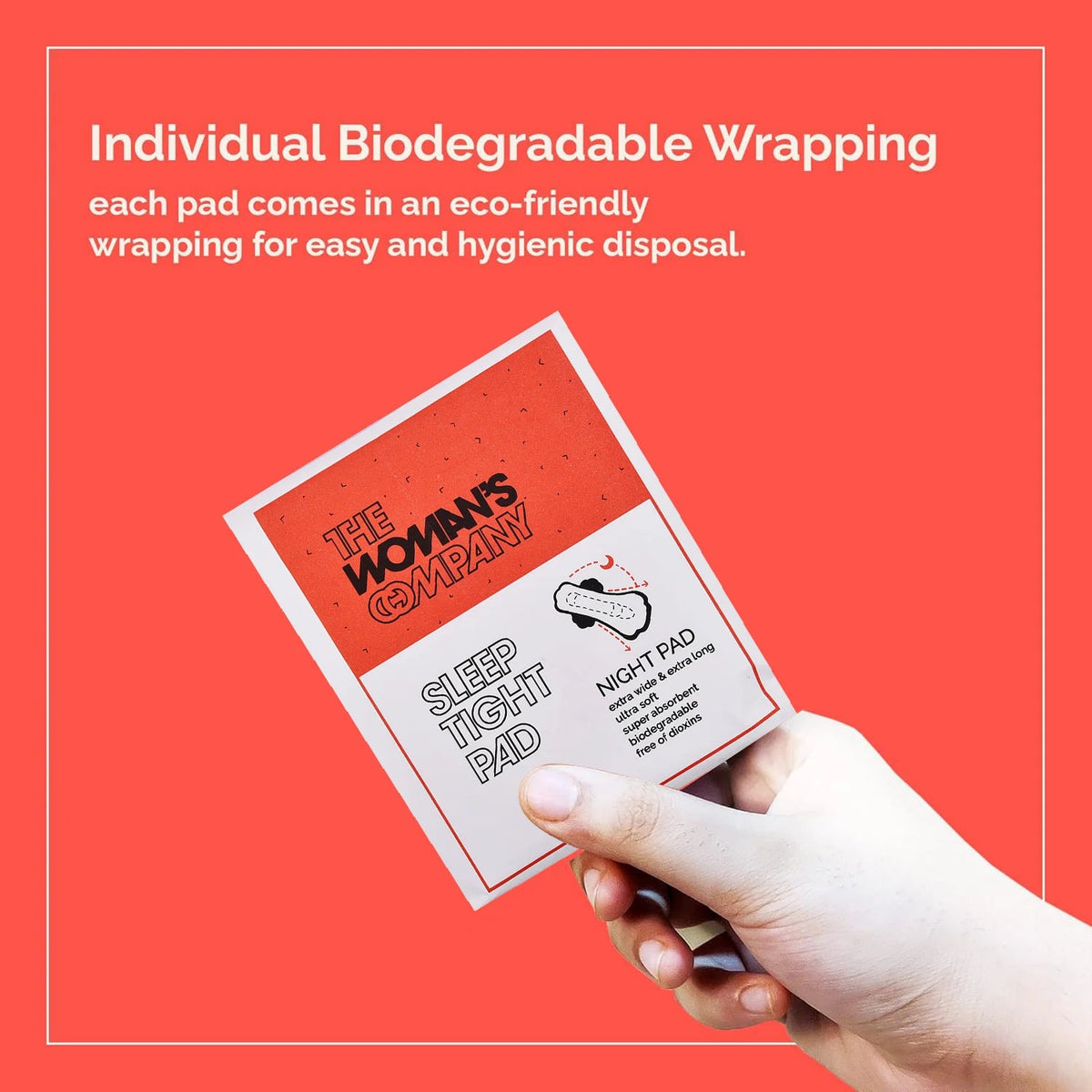 The Woman's Company Sanitary Night Pads (320 MM) | Grocsy
