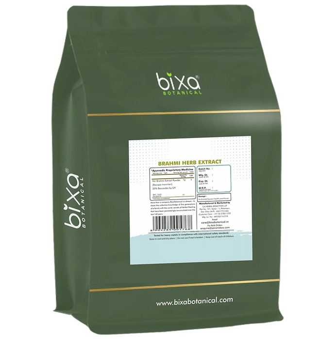 Bixa Botanical Brahmi Herb Extract Powder 20% Bacosides | Grocsy