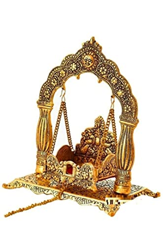 Labhcart Metal Laddu Gopal Jhula Krishna Palana Laddo Gopal Jhula | Grocsy
