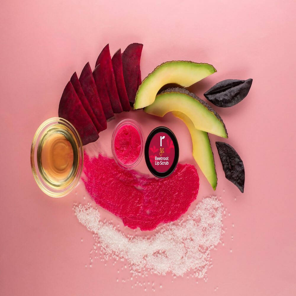 Rivona Naturals Beetroot Lip Scrub | Grocsy