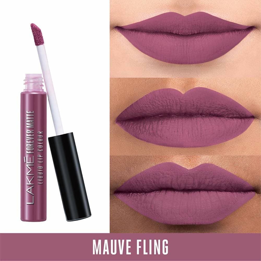 Lakme Forever Matte Liquid Lip Colour - Mauve Fling | Grocsy