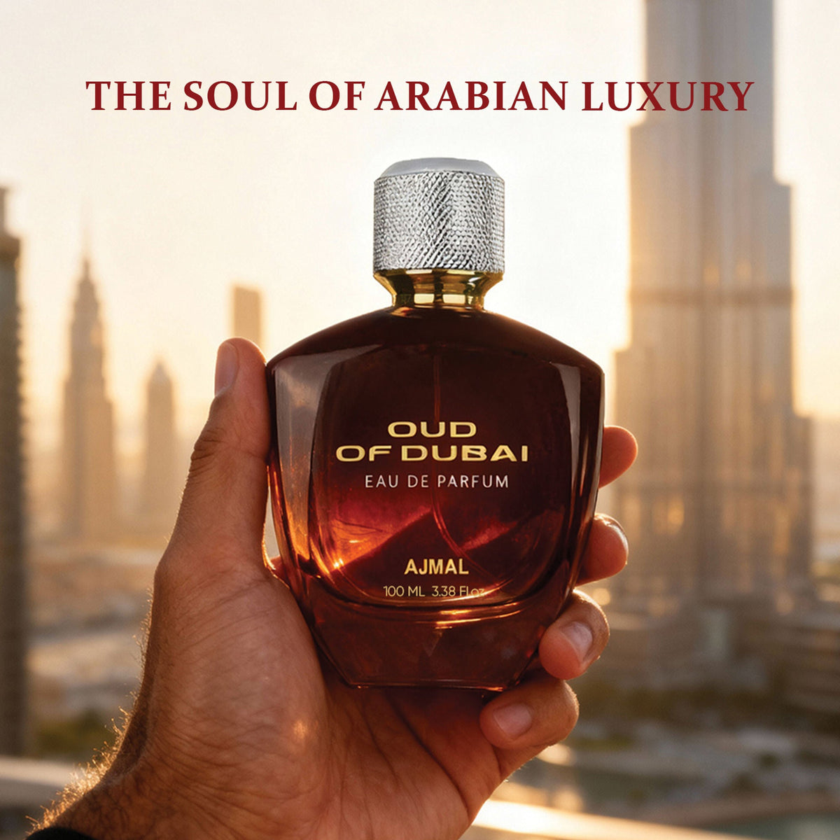 Ajmal India Oud Of Dubai Eau De Parfum Long Lasting Luxury Oud Fragrance, Rich Woody Perfume For Men | Grocsy