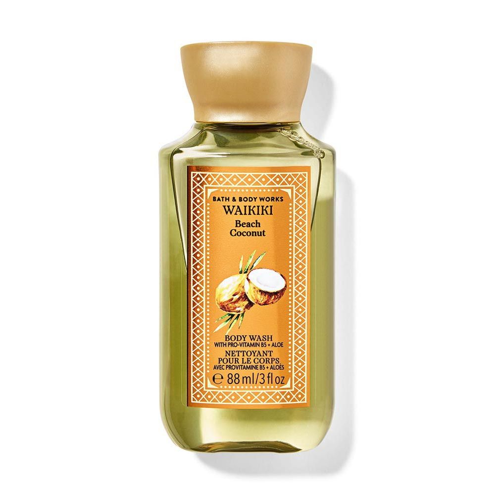 Bath & Body Works Waikiki Beach Coconut Travel Size Body Wash | Grocsy