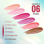 Swiss Beauty Kiss Kandy Tinted Lip Balm | Non-Sticky with Olive Oil & Vitamin E - 7 Strawberry | Grocsy