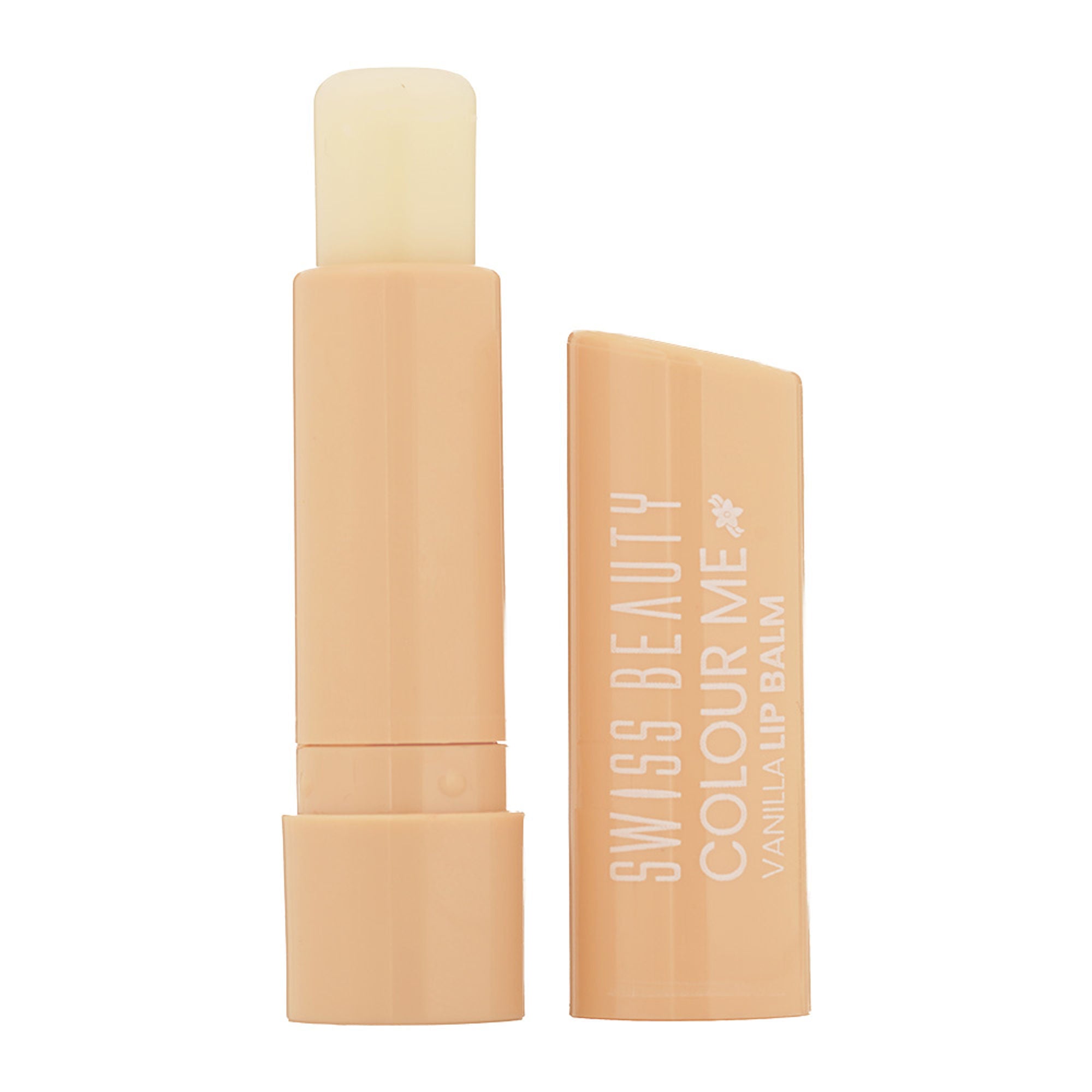 Swiss Beauty Colour Me Tinted Lip Balm For Dry With SPF 15 , Shea Butter and Vitamin E - 5 Vanilla Whirl | Grocsy