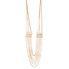 Gold-Polished Alloy Designer Brass Cluster Beads Rani Haar Necklace - The Pari | Grocsy
