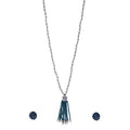 Gold-Polished Alloy Pearl Mala Necklace With Ad & Crystal Pendant - The Pari | Grocsy