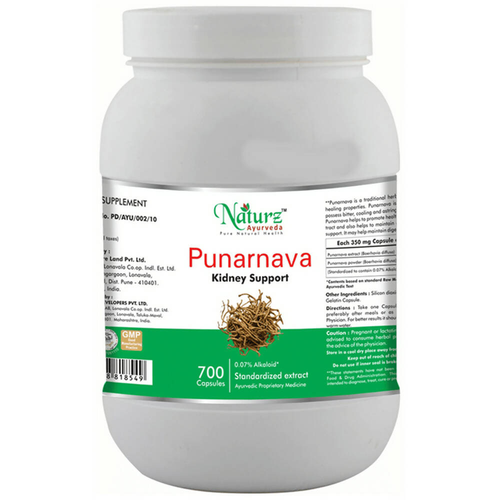 Naturz Ayurveda Punarnava Capsules | Grocsy