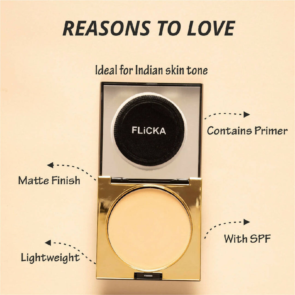 Flicka Cover To Conquer Compact - Walnut | Grocsy