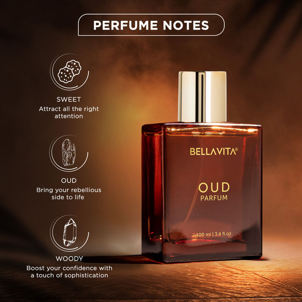 Bella Vita Oud Parfum Intense Unisex Perfume For Men & Women | Grocsy