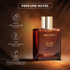 Bella Vita Oud Parfum Intense Unisex Perfume For Men & Women | Grocsy