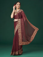 kasee Embellished Zari Saree | Grocsy
