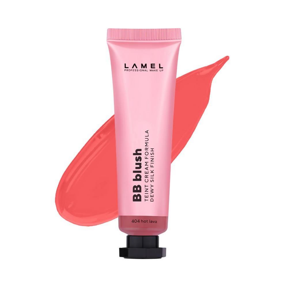 Lamel BB Blush For Dewy Silk Finish - 404 Hot Lava | Grocsy