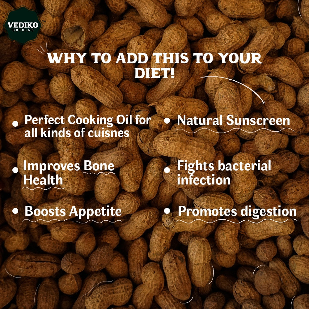Vediko Origins Groundnut Oil | Grocsy