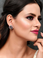 Shoshaa Multicoloured Contemporary Studs Earrings | Grocsy